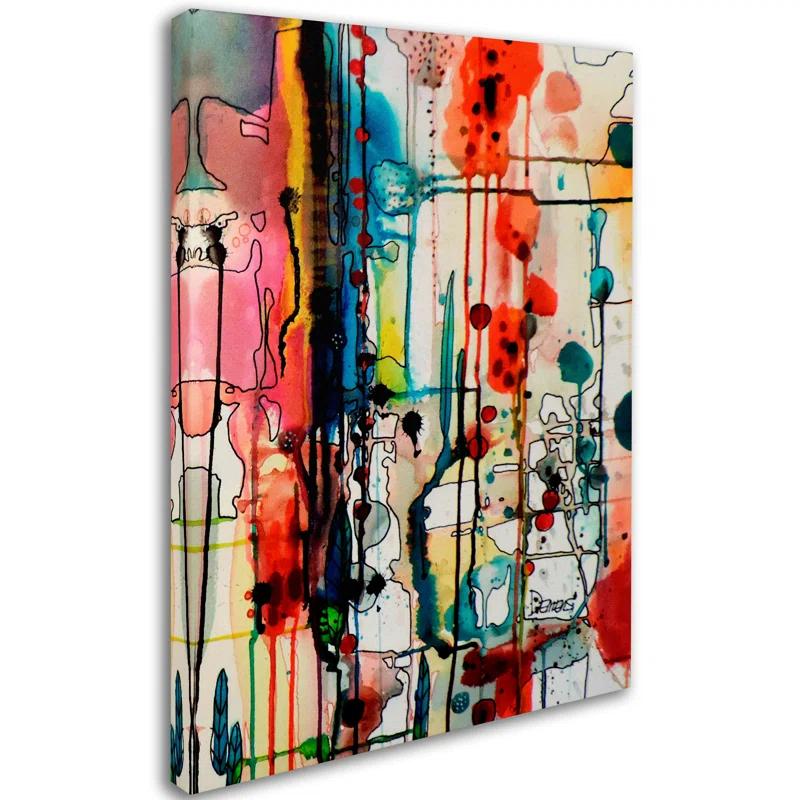 Trademark Fine Art Sylvie Demers " Charivari " by Sylvie Demers Painting Print