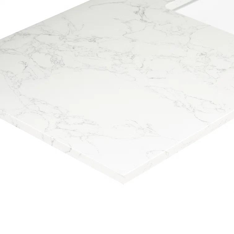 Altair Ceres 61" Engineered Stone Double Bathroom Vanity Top with Sink