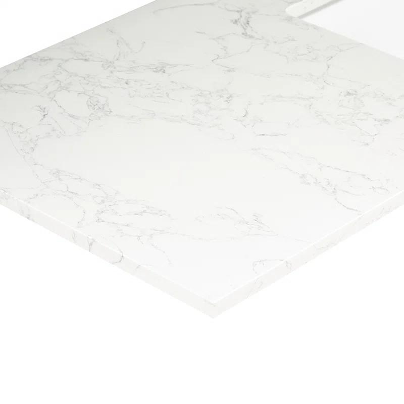 Ceres 61" Engineered Stone Double Bathroom Vanity Top with Sink