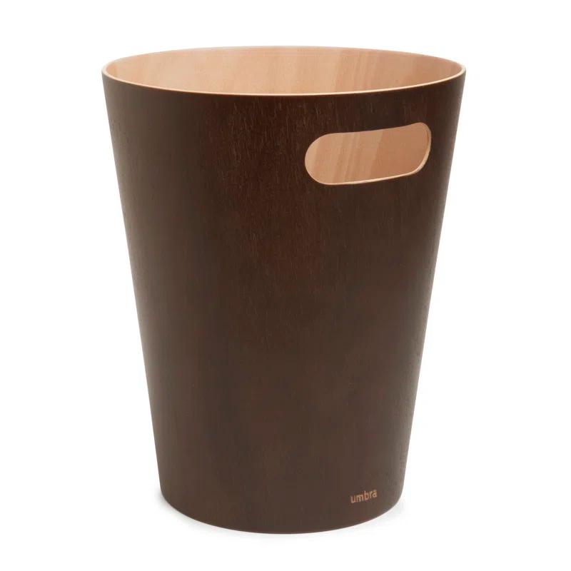 Umbra Woodrow Manufactured Wood Open Waste Basket - 2.25 Gallons