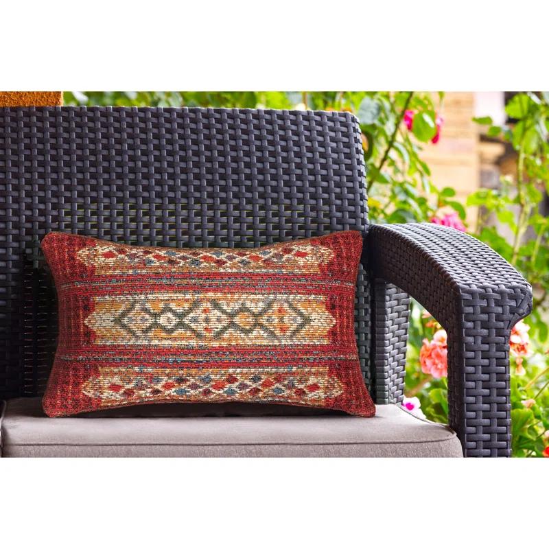 Liora Manne Geometric Indoor/Outdoor Throw Pillow