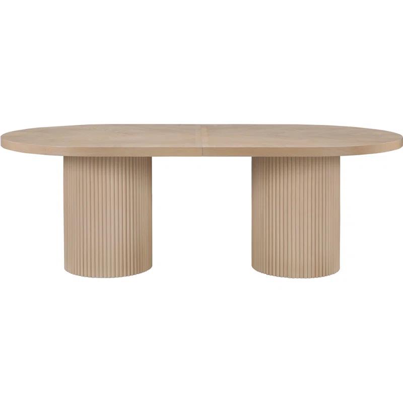 Wrought Studio™ Ivona Oak Dining Table
