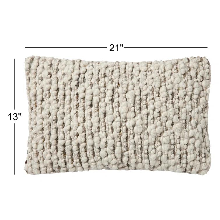 Amber Lewis x Loloi Vivienne Dove / Smoke Pillow