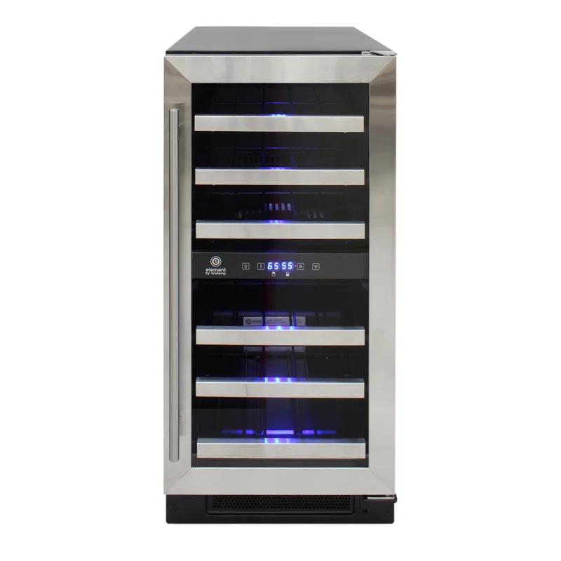Vinotemp Connoisseur Series Compact Dual-Zone Wine Cooler