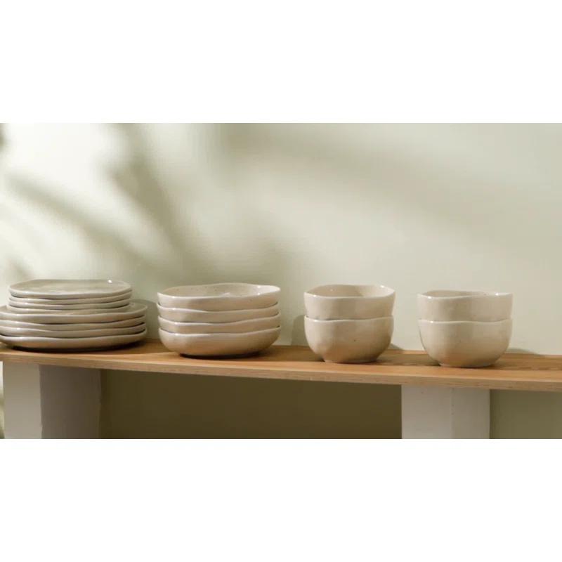 Stone Lain Mirella 4-Piece Pasta Bowl Set Stoneware (Set of 4)