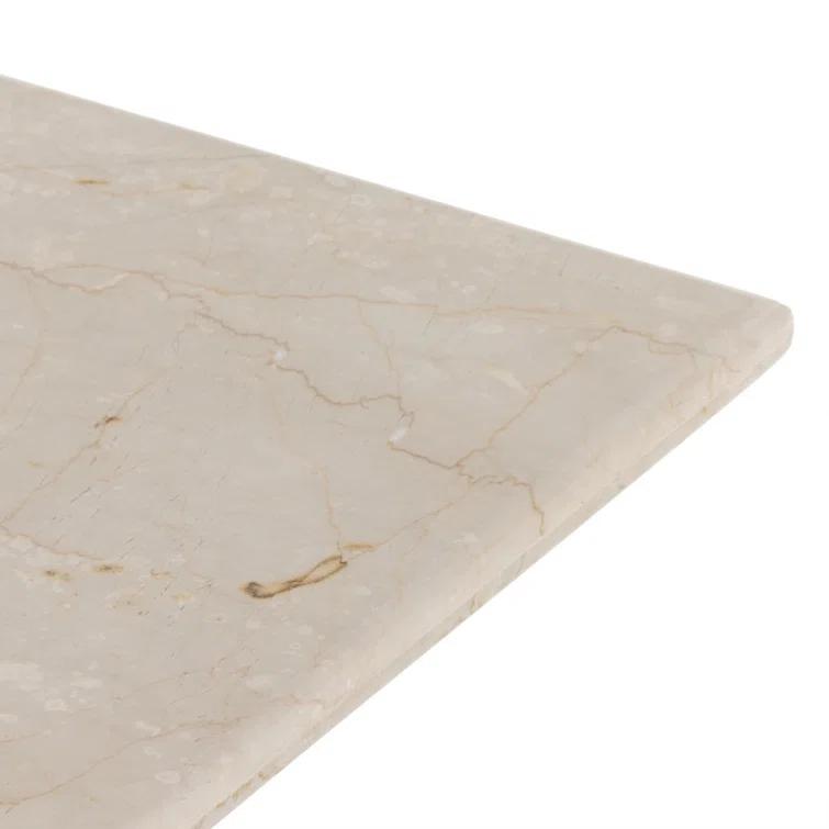 Leonel Desk - Cream Marble