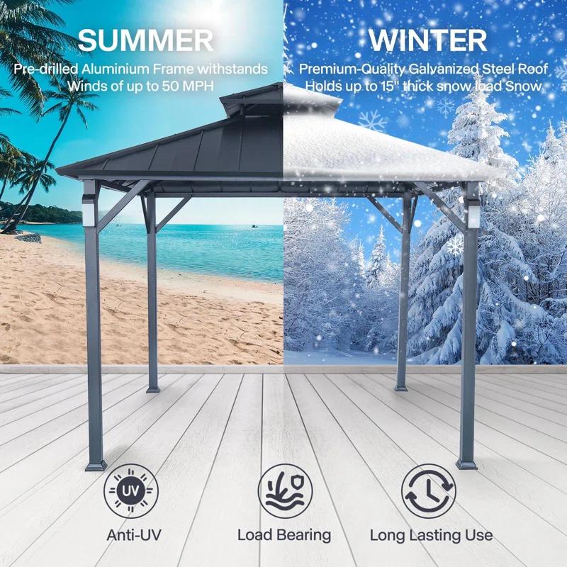Outdoor Leisure Products 10 Ft. W x 10 Ft. D Aluminum Gazebo