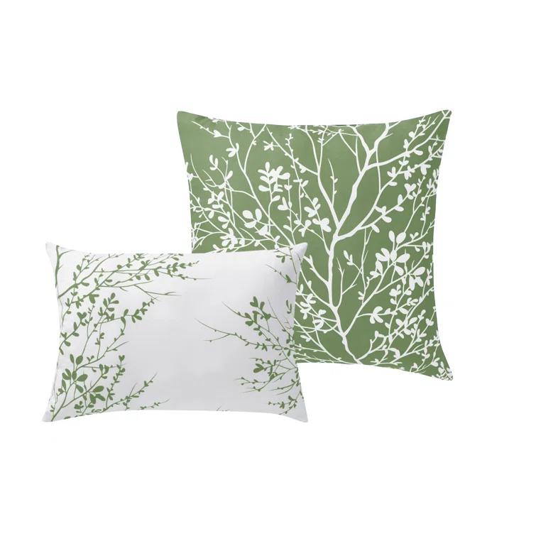 Spirit Linen 6-Piece Foliage Reversible Comforter Set & Reviews | Wayfair