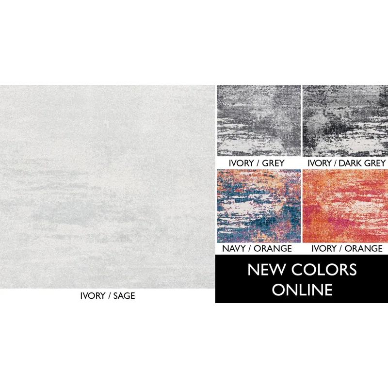 17 Stories Casey-Marie Performance Abstract Rug