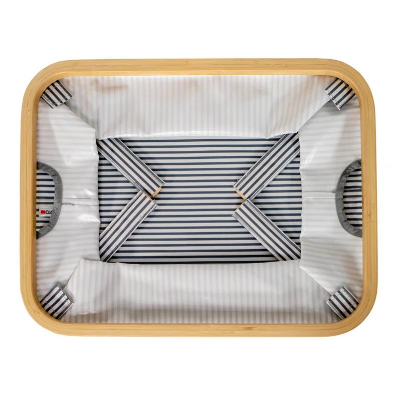 ClosetMaid Bamboo Frame Fabric Laundry Storage Bins, 2-Pack