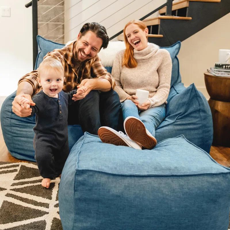 Big Joe Upholstered Pouf