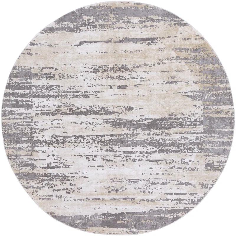 Greyleigh™ Bridgeton Abstract Gray/Khaki Area Rug
