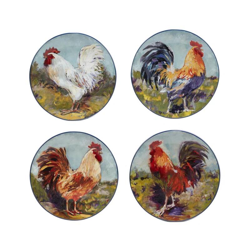 Certified International Rooster Meadow 16Pc Dinnerware Set