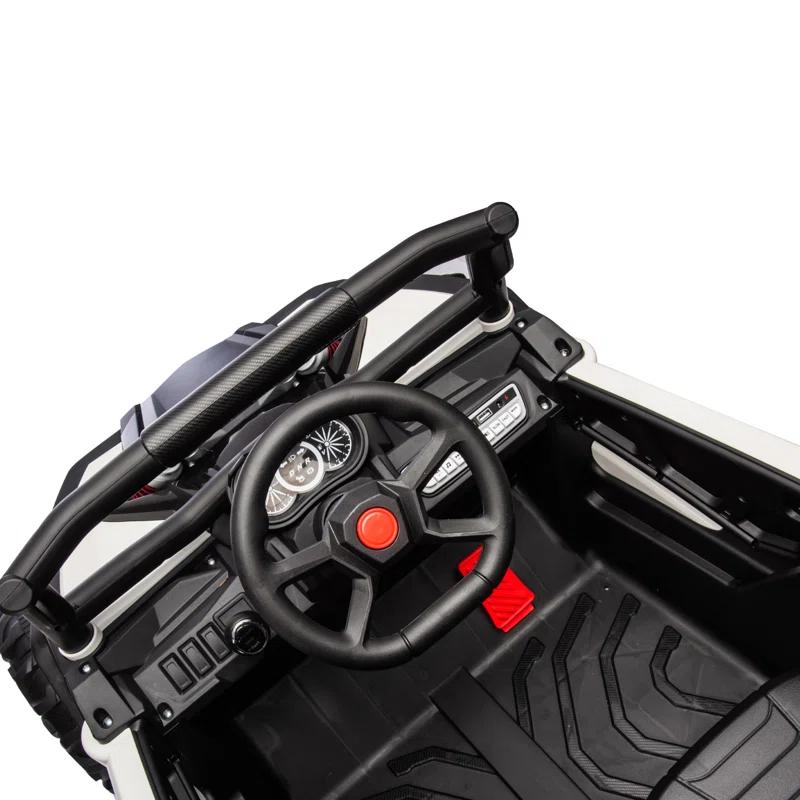 Anrli 24V 4WD Kids Electric UTV w/ Remote Control, Large Seat & 3 Speeds (Ages 3-8)