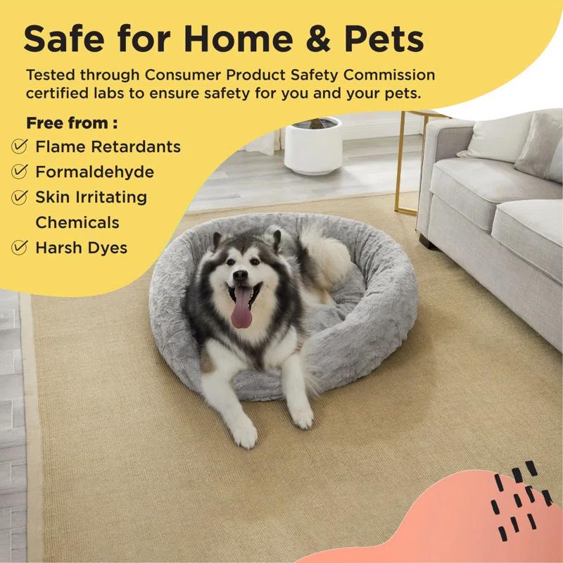 Best Friends By Sheri Best Friends by Sheri Bundle The Original Calming Lux Donut Cuddler Pet Bed/Throw