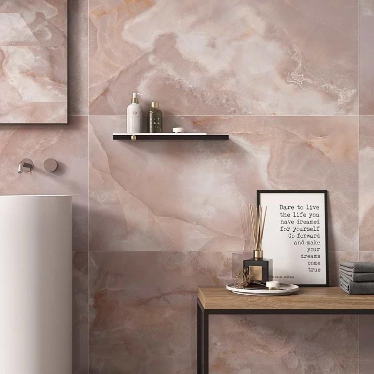 24" x 47" Porcelain Marble Look Wall & Floor Tile (15.49 Sq. Ft. / case)