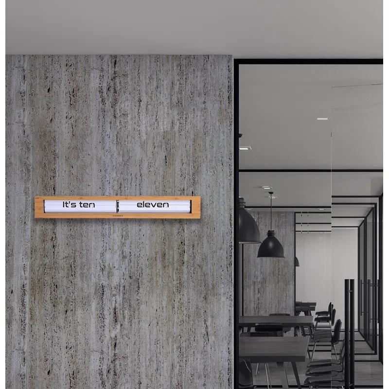 25.59'' Wood Wall Clock