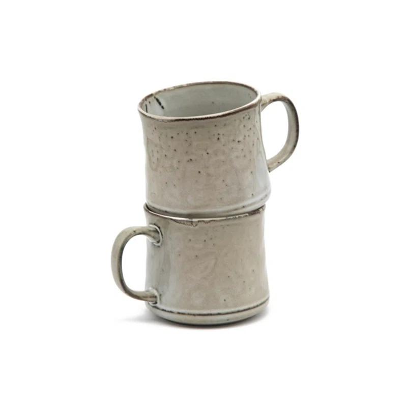 kook Kook 20 Oz. Glazed Coffee Mugs (Set of 2)