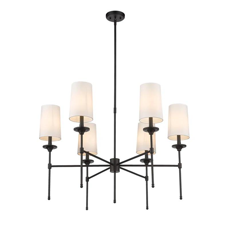 Hayse 6 - Light Dimmable Classic / Traditional Chandelier