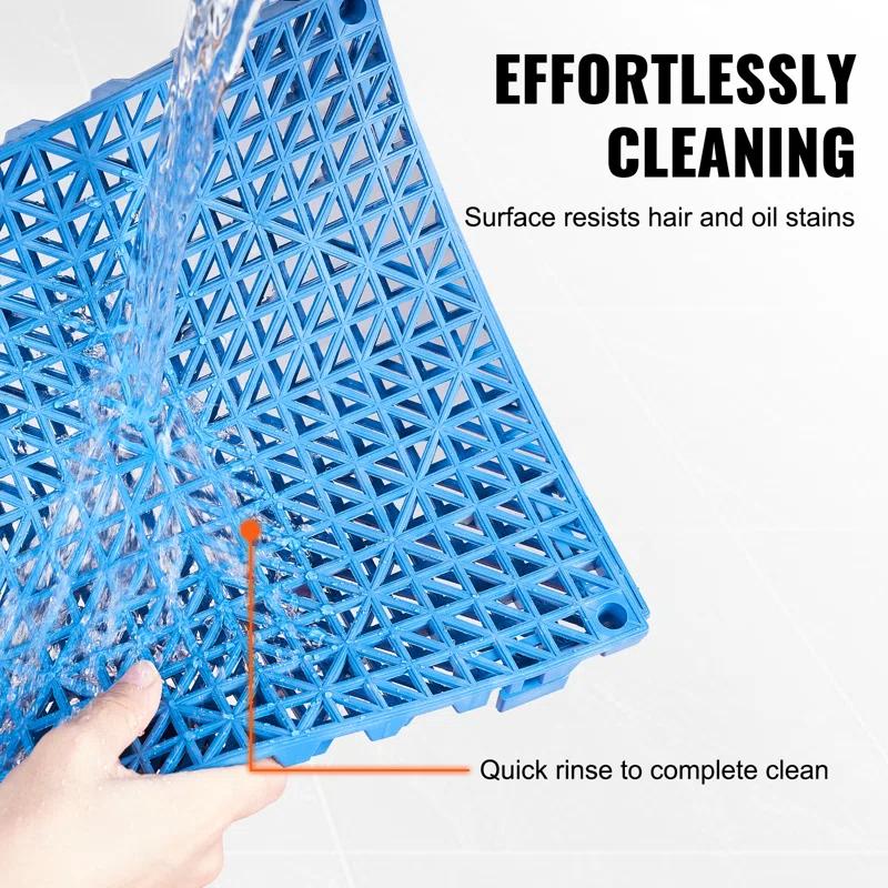 VEVOR VEVOR 12" X 12" Drainage Mats In Different Colors VEVOR 12 W x 12 L Outdoor Deck Tiles (Set of 50)