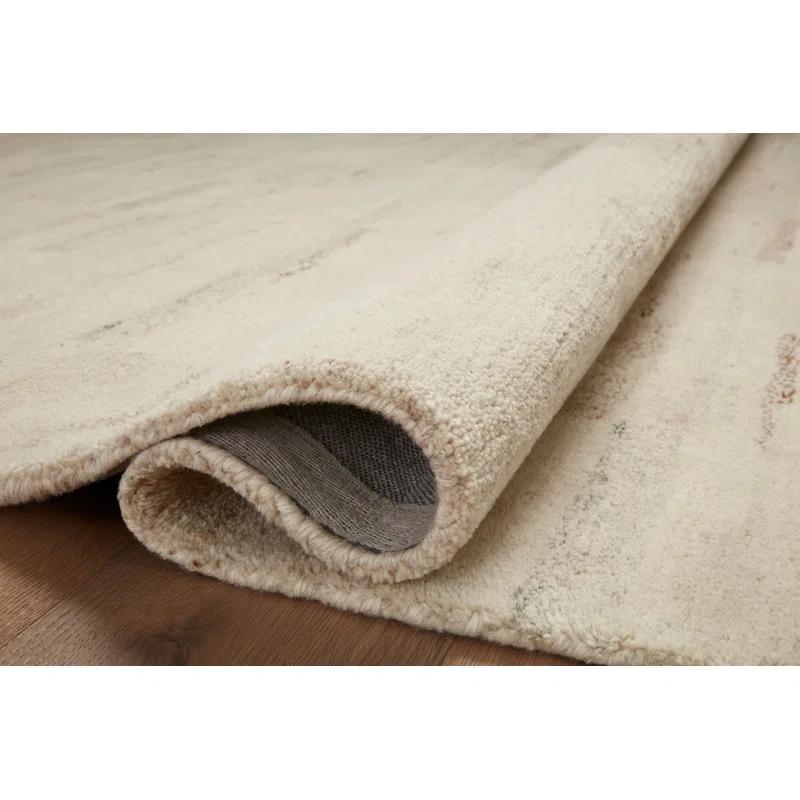 Amber Lewis x Loloi Rocky Natural / Fog Area Rug