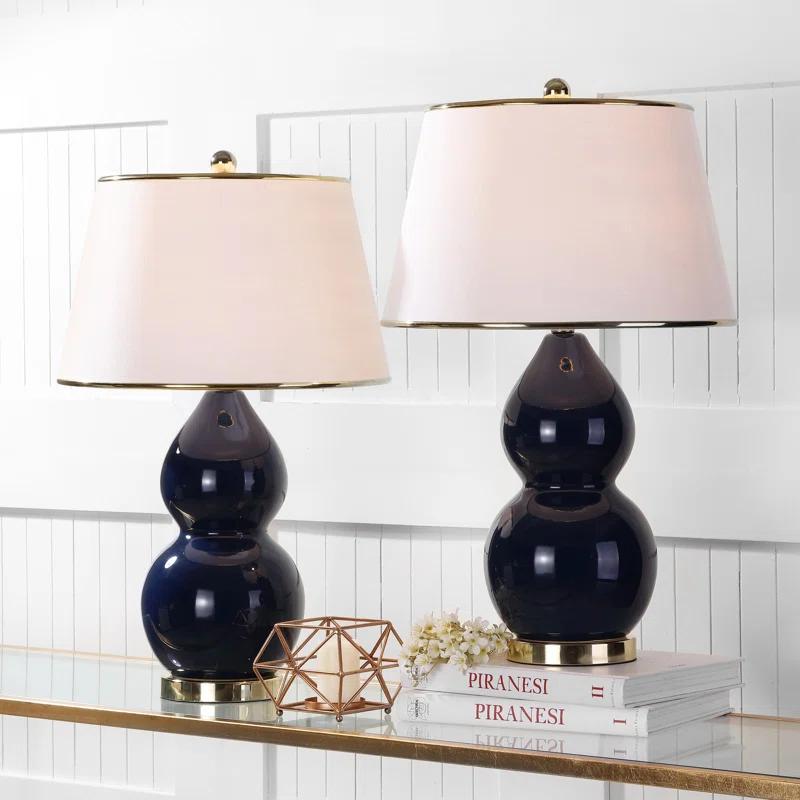 Everly Quinn Ceramic Table Lamp (Set of 2)