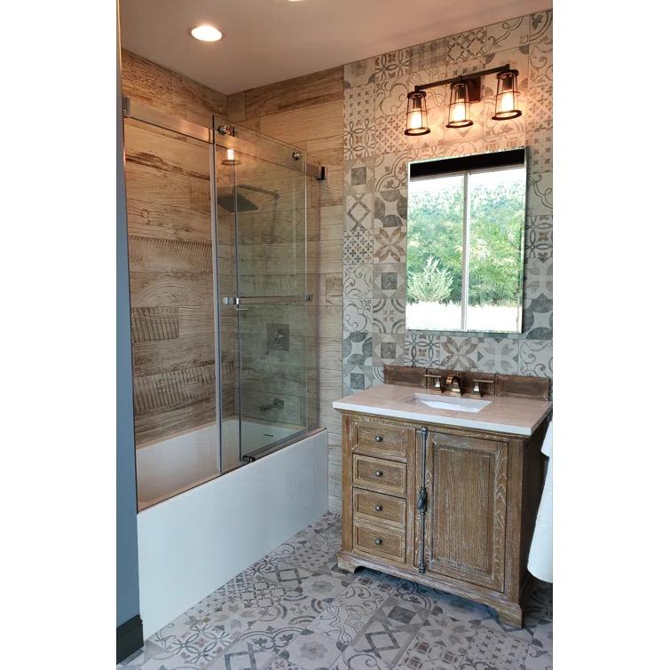 Hydro Systems Sydney 60'' x 32'' Alcove / Tile In Soaking Acrylic Bathtub SYD6032ATO-BIS-LH-WOV.WHI