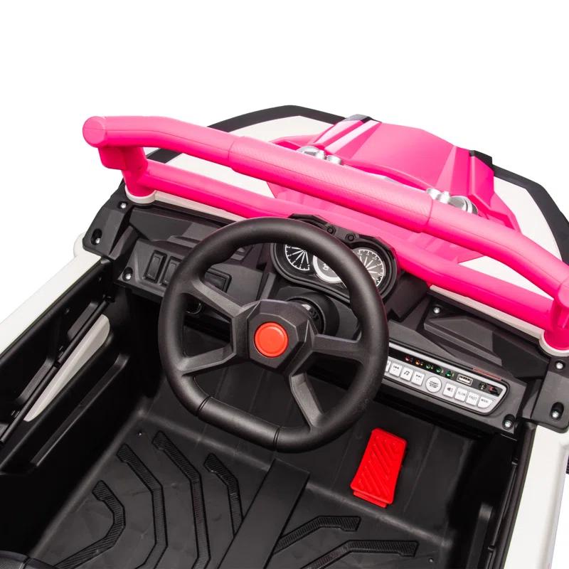 Anrli 24V 4WD Kids Electric UTV w/ Remote Control, Large Seat & 3 Speeds (Ages 3-8)