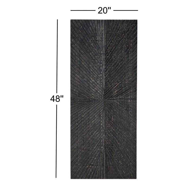 Millwood Pines Aseeb Abstract Wall Decor on Solid Wood