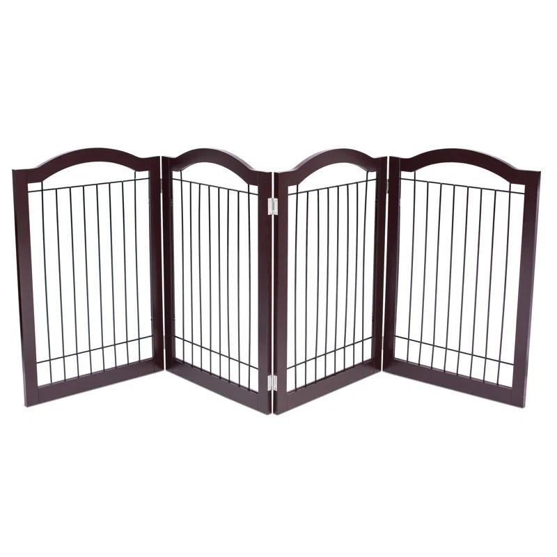 Wood Free Standing Pet Gate
