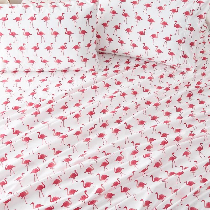 FreshFolds Ultra Soft Coastal Printed Microfiber Sheet Set