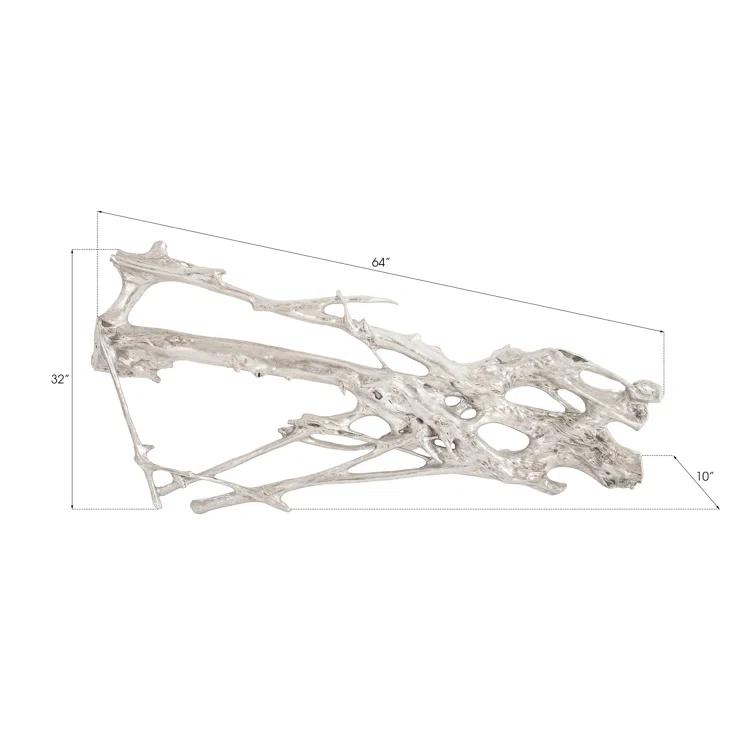 Phillips Collection Root Wall Art Silver
