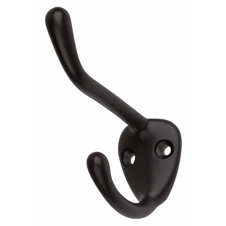 GlideRite Hardware Wall Mounted Robe Hook (Set of 10) 7014-MB-10