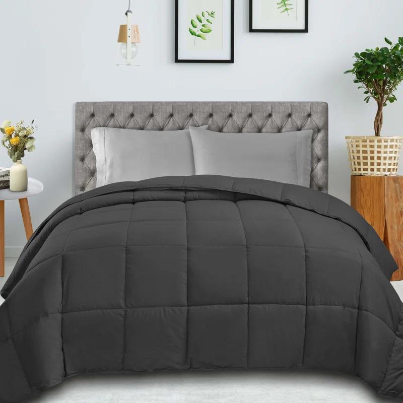 Superior Superior Classic Comforter Reversible Medium Weight Down Alternative Bedding