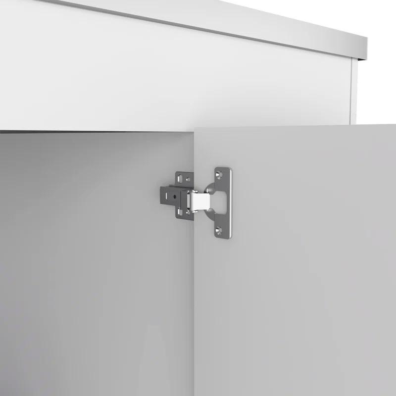 TUHOME Ferretti 39" Wide Utility Sink Base Cabinet