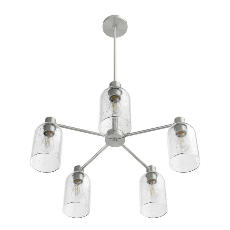 Hunter Fan Lochemeade 5 - Light Unique / Statemen Cylinder Chandelier