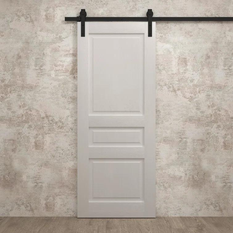 SARTODOORS Modern Barn Door | Ego 5012 | Rail Track Heavy Hardware Set | Solid Panel Interior Doors