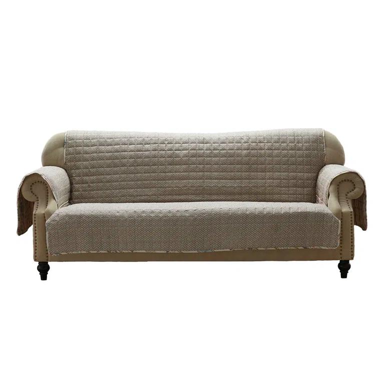 Barefoot Bungalow Phoenix Southwest Geo Quilted Reversible Sofa Slipcover