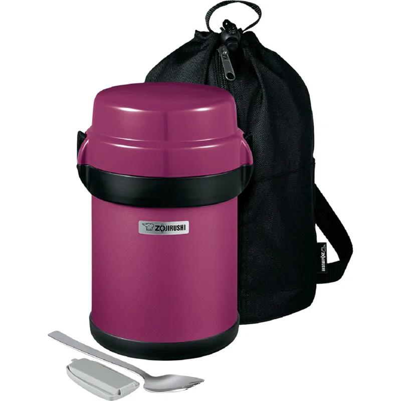 Zojirushi Mr. Bento® Stainless Steel 4 Container Food Storage Set