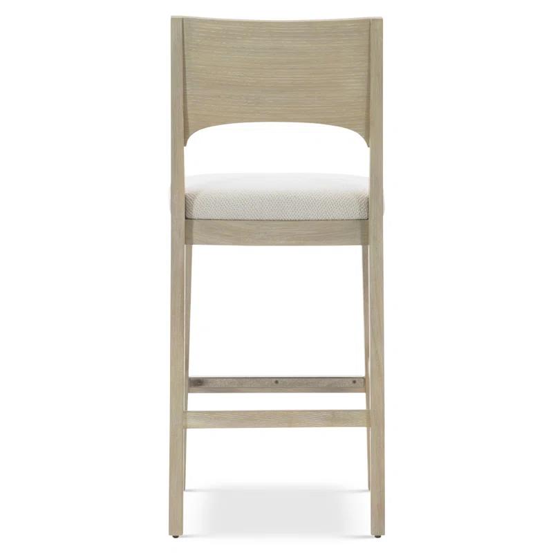 Bernhardt Solaria Upholstered Counter Stool with Solid Wood Frame