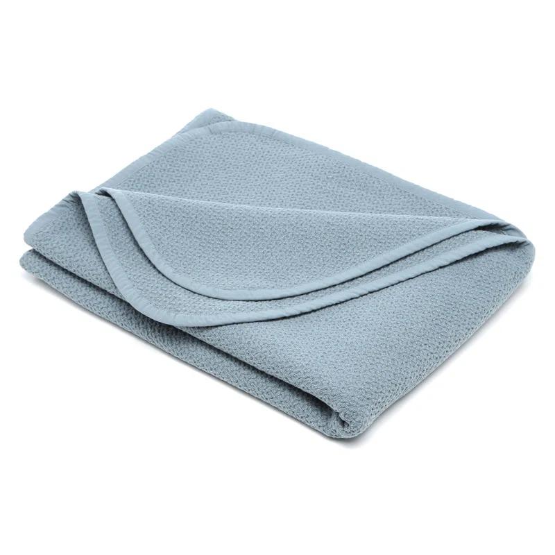 Coyuchi Honeycomb Hand Woven Throw Blanket