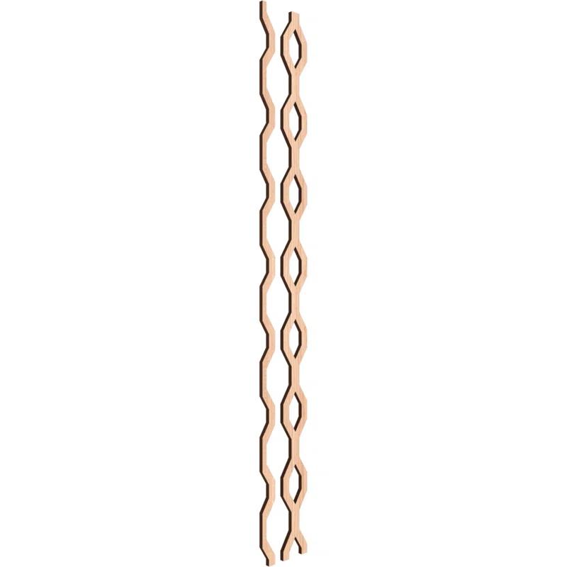 Wabash Adjustable Wood Decorative Slat Wall Panel Kit