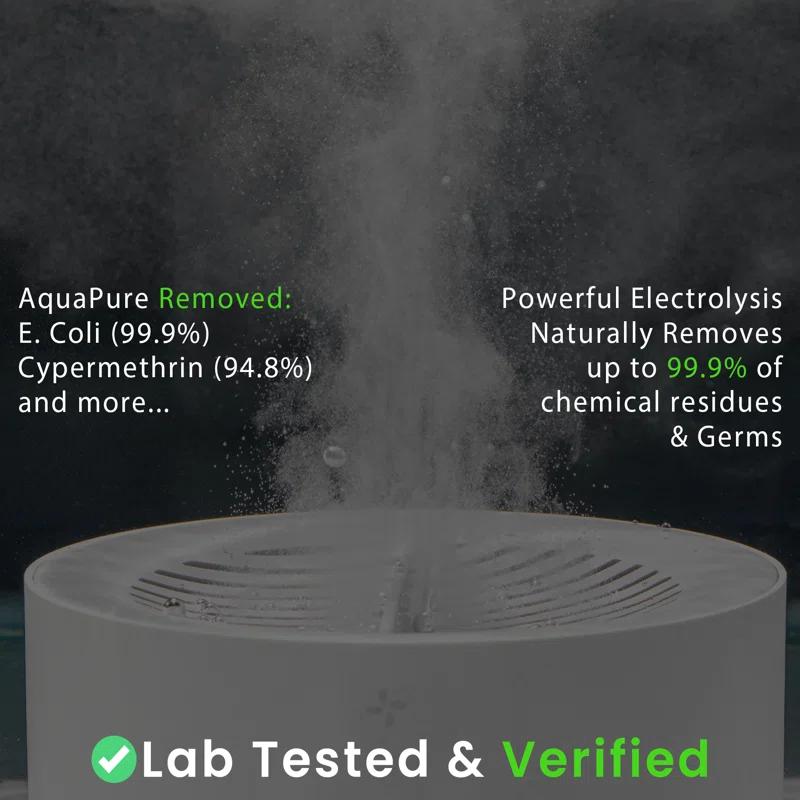 AquaPure AquaPure - Fruit and Vegetable Washing Machine, USB-Rechargeable Produce Purifier 3.94 x 1.97 in