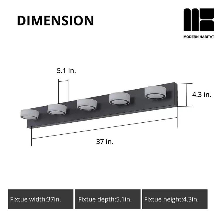 Modern Habitat Dimmable LED Vanity Light