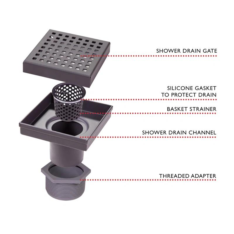 Design House Grid Shower Drain 542852-MB