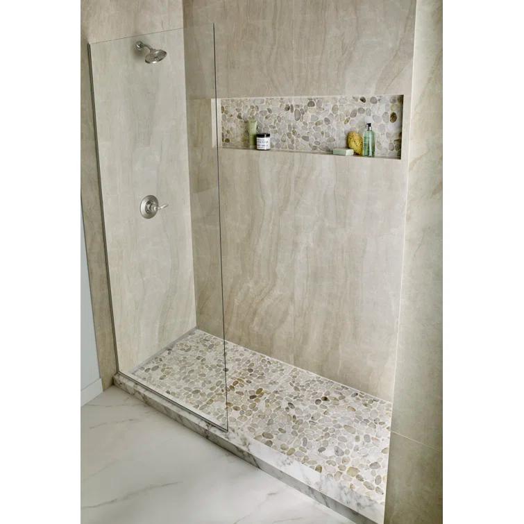 Ackland Marvella Pebble 12 in. x 12 in. Natural stone Mosaic Floor and Wall Tile
