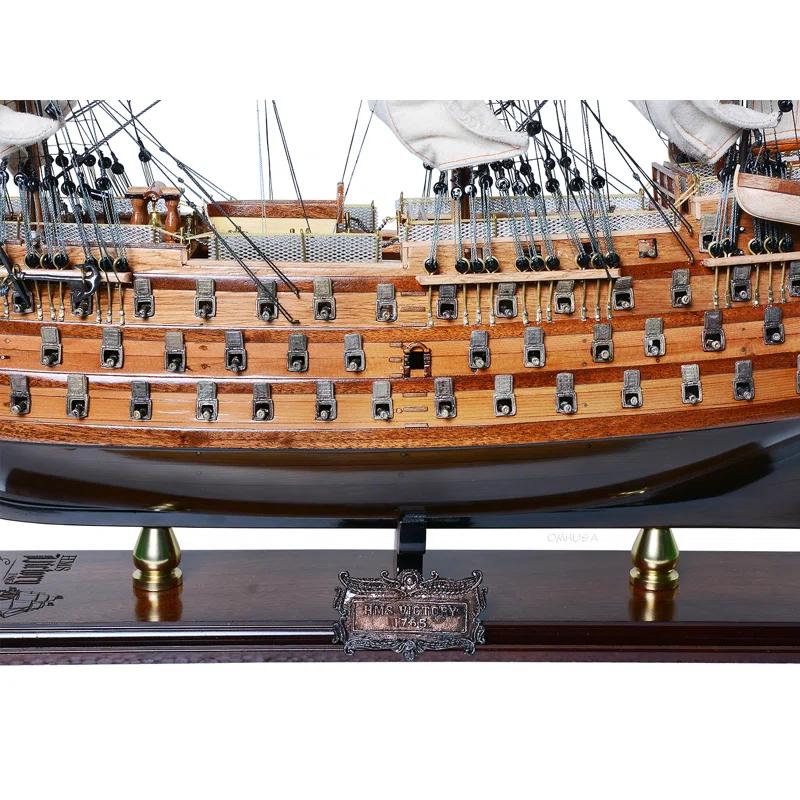 Old Modern Handicrafts HMS Victory Limited Edition Downwind Full Sails Only 100 Units Produced Admiral Line