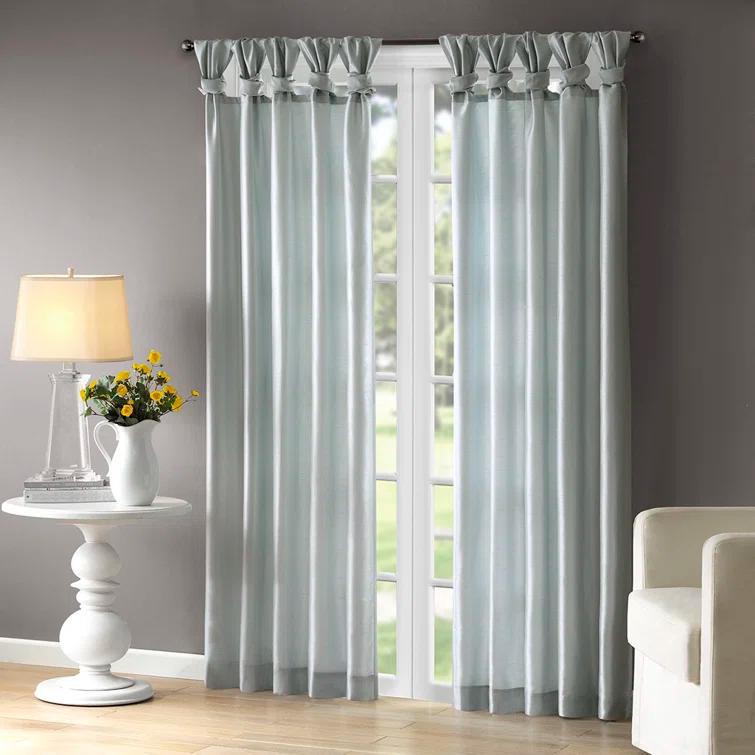 Madison Park Rivau Light-Filtering Single Curtain Panel