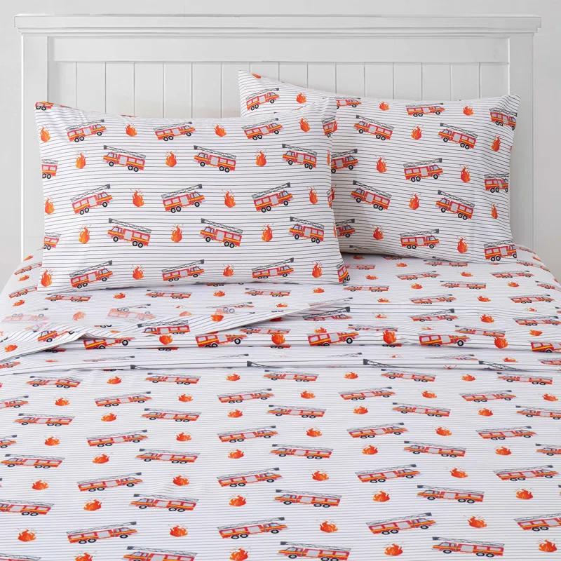 Sweet Home Collection Kids Printed Classic Microfiber Sheets