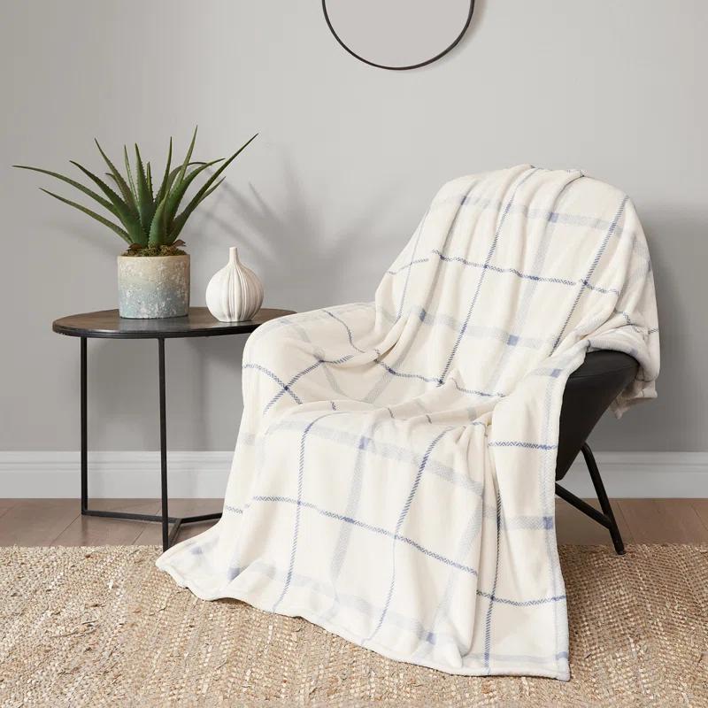 Lucky Brand Lucky Brand Palmdale Reversible Plush & Cozy Thow Blankets - 50" x 70"